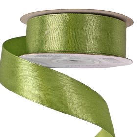 Szatén szalag 25mm x 22.86m - Mohazöld