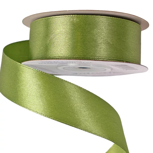 Szatén szalag 25mm x 22.86m - Mohazöld