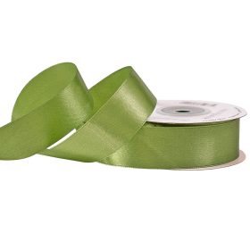 Szatén szalag 25mm x 22.86m - Mohazöld