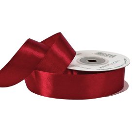 Szatén szalag 25mm x 22.86m - Bordó