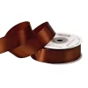 Szatén szalag 25mm x 22.86m - Sötétbarna