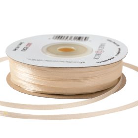 Szatén szalag 3mm x 91.44m - Ekrü