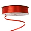 Szatén szalag 3mm x 91.44m - Piros