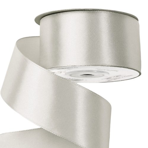 Satin ribbon 38mm x 22.86m - Gray