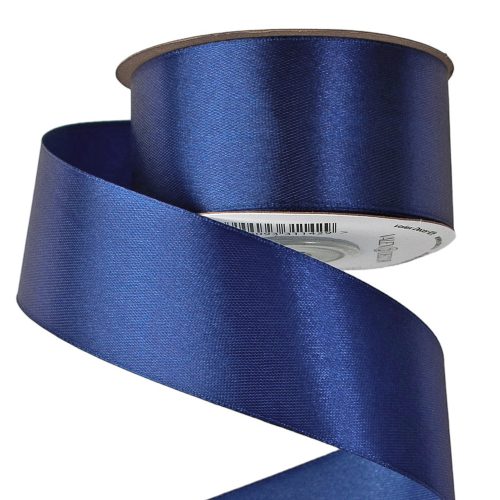 Satin ribbon 38mm x 22.86m - Navy Blue