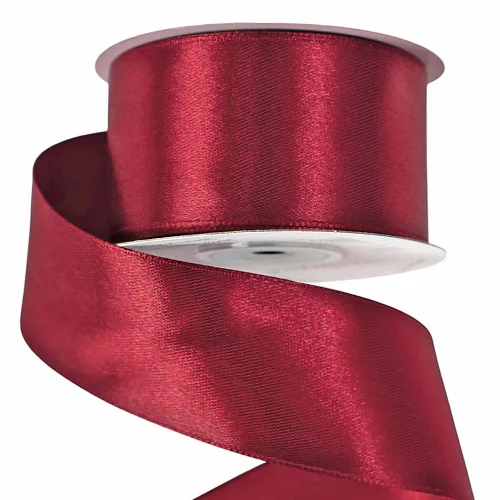 Szatén szalag 38mm x 22.86m - Wine red