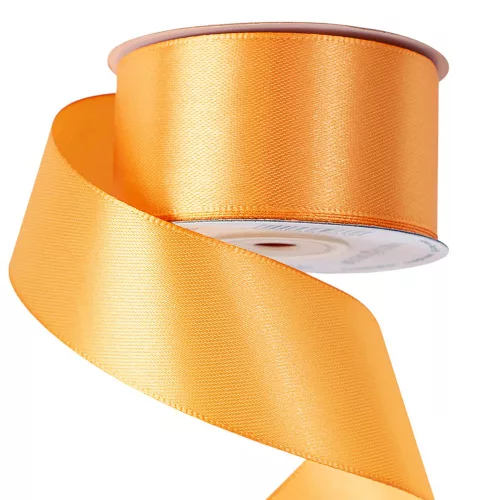 Szatén szalag 38mm x 22.86m - Pasztell narancs
