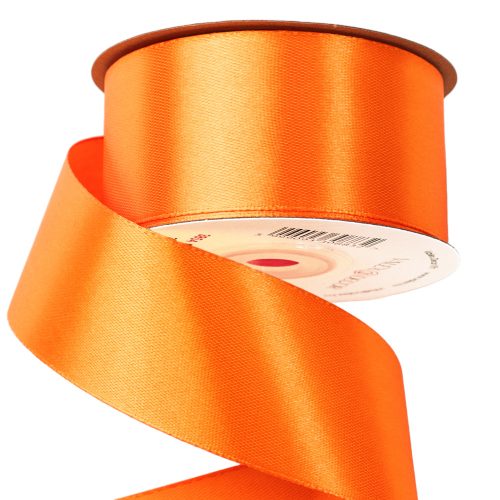 Satin ribbon 38mm x 22.86m - Dark orange