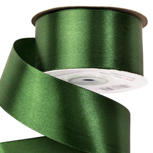 Satin ribbon 38mm x 22.86m - Dark green