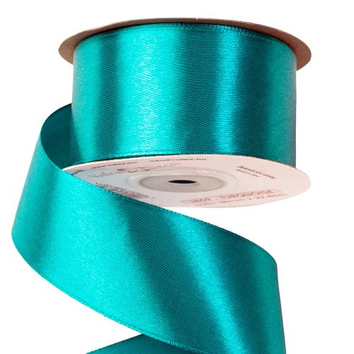 Satin ribbon 38mm x 22.86m - Turquoise