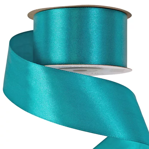 Szatén szalag 38mm x 22.86m - Türkizkék