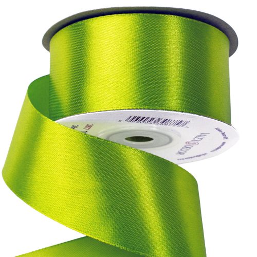 Satin ribbon 38mm x 22.86m - Tea green