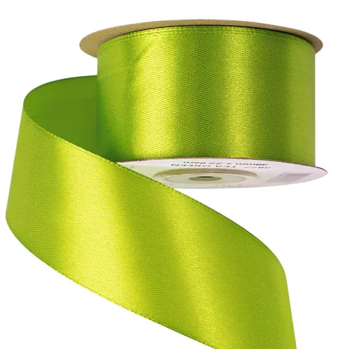 Szatén szalag 38mm x 22.86m - Teazöld