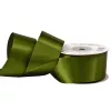 Szatén szalag 38mm x 22.86m - Olivazöld