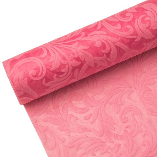 3D Swirl patterned non-woven 50cm x 4.5m - Pink