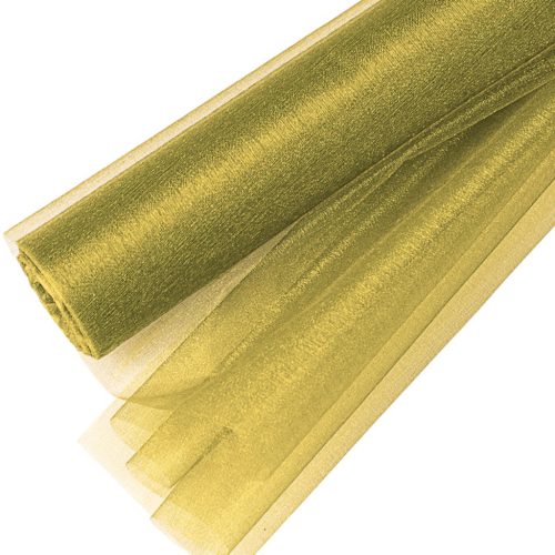 Snow organza 47cm x 10m - Moss Green