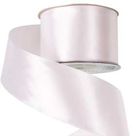 Szatén szalag 50mm x 22.86m - Fehér