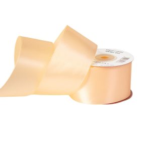 Szatén szalag 50mm x 22.86m - Krém