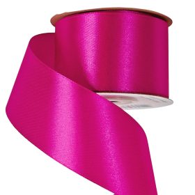 Szatén szalag 50mm x 22.86m - Sötét rózsaszín