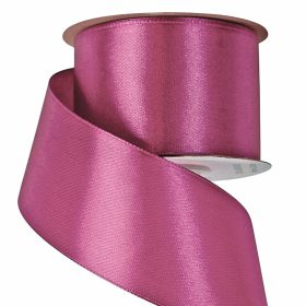 Szatén szalag 50mm x 22.86m - Padlizsánlila