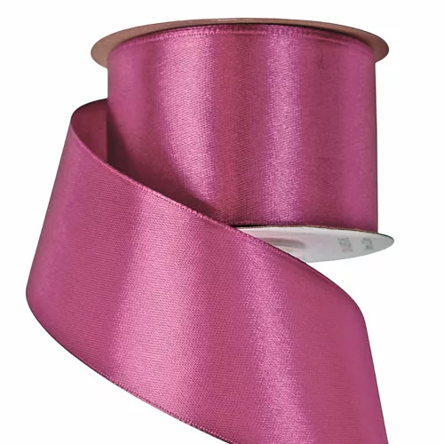 Satin ribbon 50mm x 22.86m - Aubergine