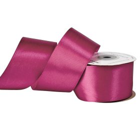 Szatén szalag 50mm x 22.86m - Padlizsánlila