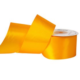 Szatén szalag 50mm x 22.86m - Sötét citromsárga