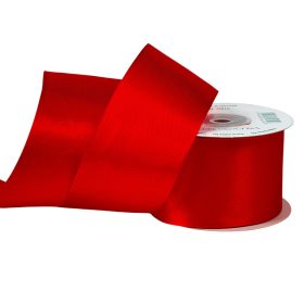 Szatén szalag 50mm x 22.86m - Piros