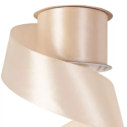 Satin ribbon 50mm x 22.86m - Champagne