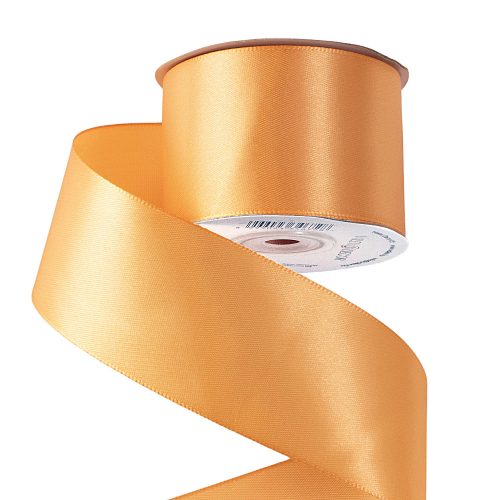 Satin ribbon 50mm x 22.86mm - Pastel Orange