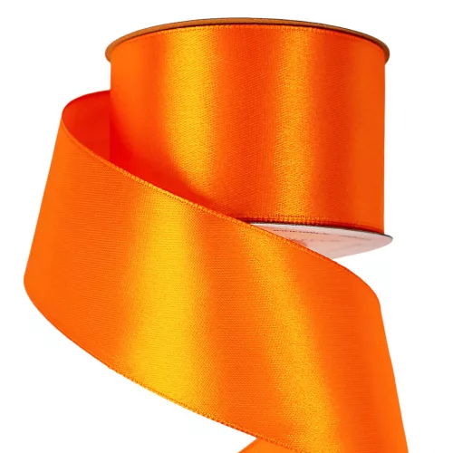Satin ribbon 50mm x 22.86m - Dark Orange