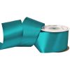 Szatén szalag 50mm x 22.86m - Türkizkék