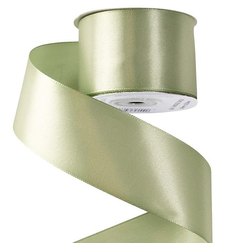 Satin ribbon 50mm x 22.86mm - Vintage Green