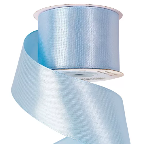 Satin ribbon 50mm x 22.86m - Light Blue