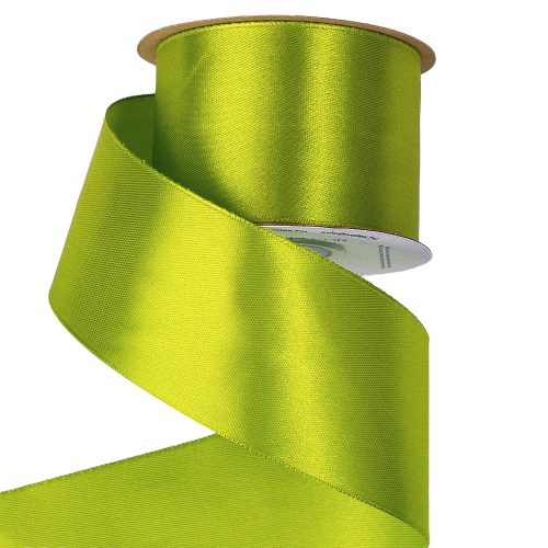 Satin ribbon 50mm x 22.86m - Tea green
