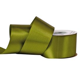 Szatén szalag 50mm x 22.86m - Olivazöld