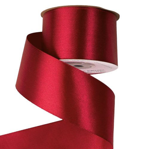 Satin ribbon 50mm x 22.86m - Burgundy