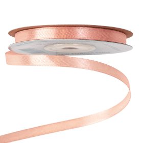 Szatén szalag 6mm x 22.86m - Púder Bézs