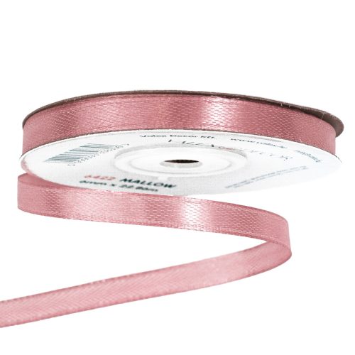 Satin ribbon 6mm x 22.86m - Mallow