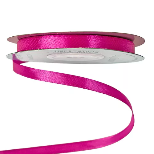 Szatén szalag 6mm x 22.86m - Sötét rózsaszín