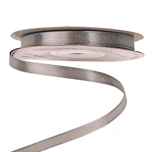 Szatén szalag 6mm x 22.86m - Kékes ezüst