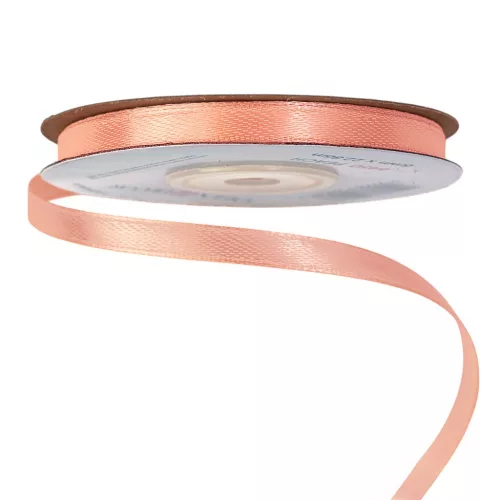 Szatén szalag 6mm x 22.86m - Barack