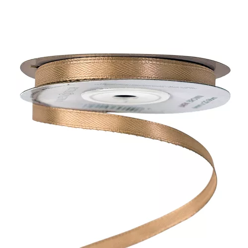 Szatén szalag 6mm x 22.86m - Barna