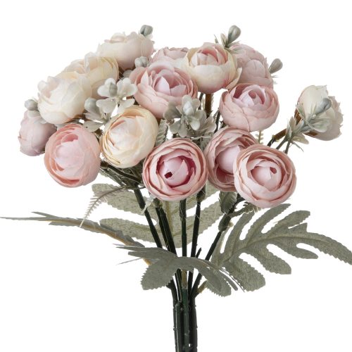 Bunch of ranunculus, 30cm - Peachy Pink