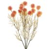 Babérbogyó művirág csokor, 38cm magas - Narancssárga
