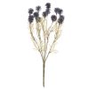 Babérbogyó művirág csokor, 38cm magas - Sötétkék