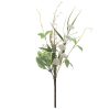 Clematis artificial flower bouquet, stem length: 56cm - White/Green