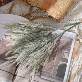 Levendula művirág csokor, 38cm magas - Fehér