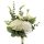 Eucalyptus artificial flowers bouquet with rose, 38cm high, 27cm wide
