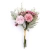Dandelion artificial flowers bouquet, 36cm high, 19.5 cm wide